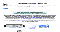 Desktop Screenshot of broadcast-devices.com
